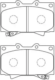 Комплект тормозных колодок, дисковый тормоз AISIN купить